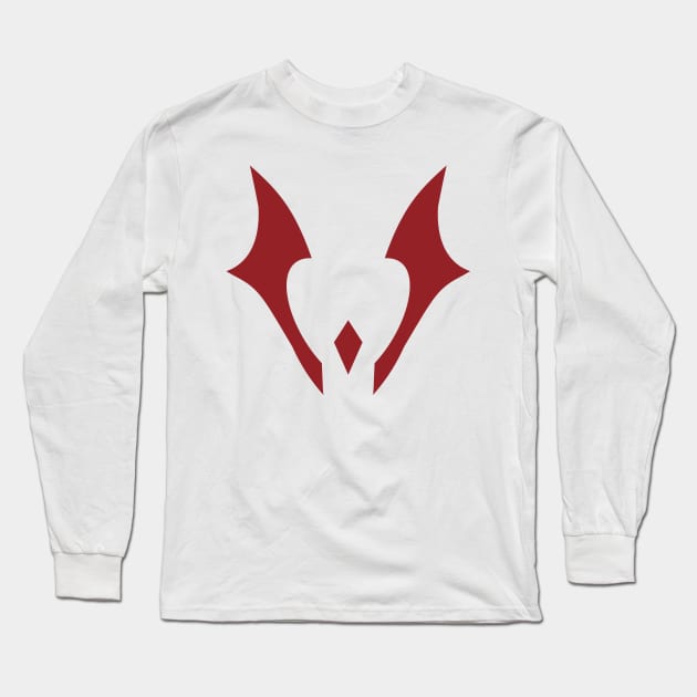 Two Pronged Horde Long Sleeve T-Shirt by Xelina